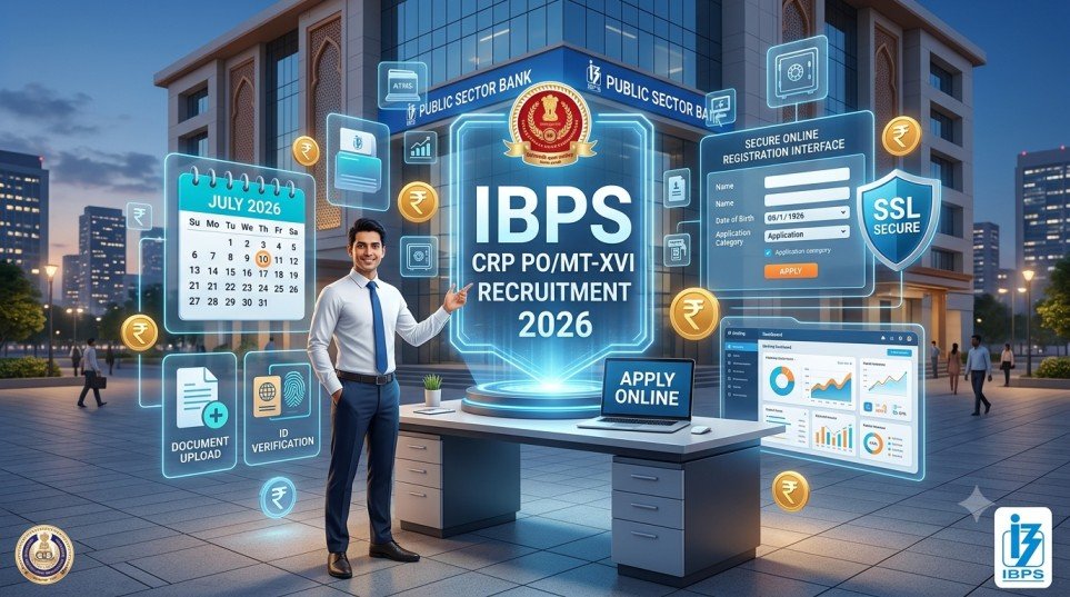 IBPS PO Recruitment 2026 (CRP PO/MT-XVI) 2026 : संपूर्ण आवेदन गाइड, महत्वपूर्ण तिथियाँ और शानदार करियर अवसर