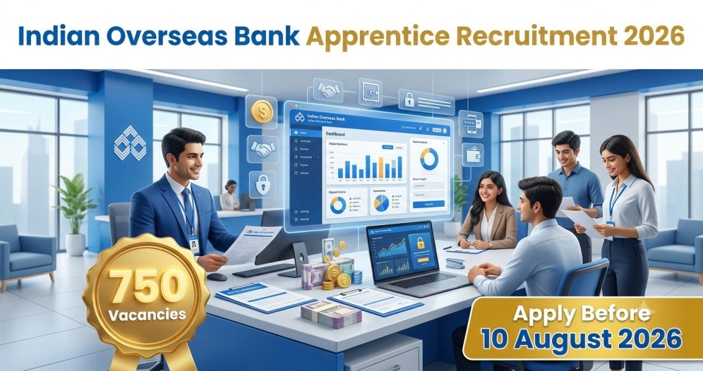 Indian Overseas Bank Apprentices Vacancy 2026